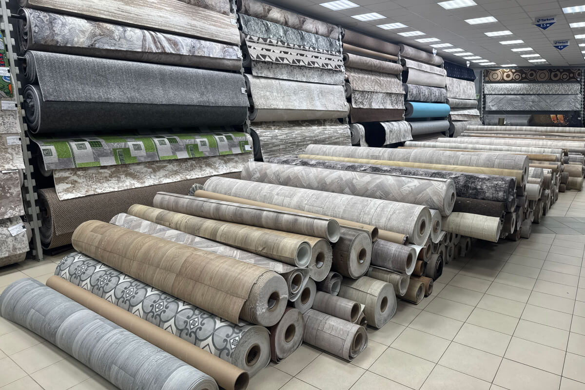Линолеум в магазине Строй Сити в Армавире